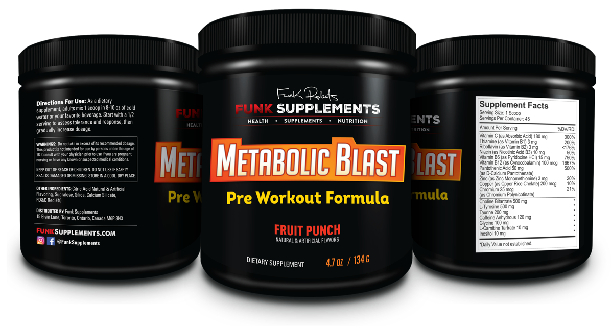 Metabolic Blast PreWorkout Supplement Main Page